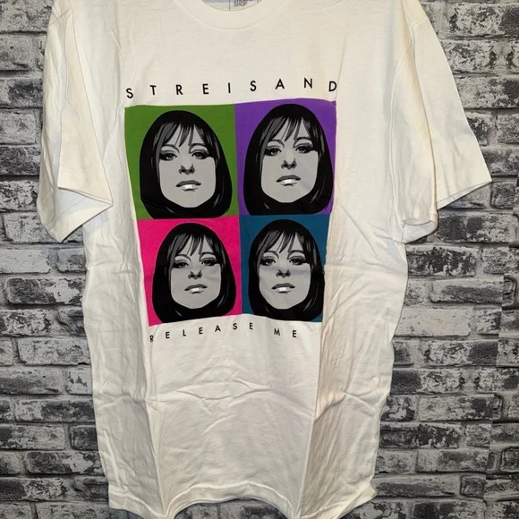 Barbara Streisand Release Me 2 Merchandise Bundle Tee,CD bookmark & mask - Picture 5 of 7